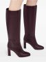 Aquazzura Aubergine Sellier Laarzen Purple Dames - Thumbnail 4