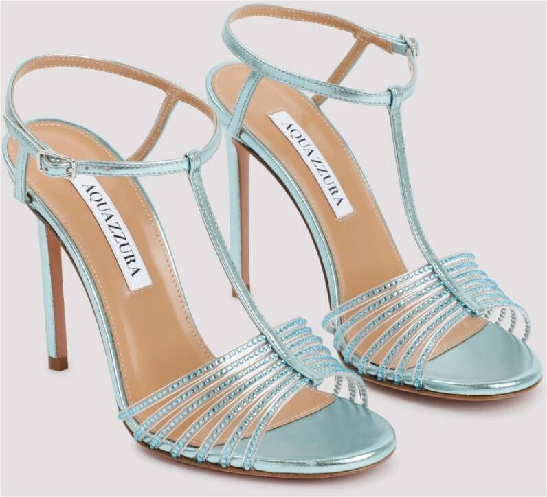 Aquazzura Blauwe Amore Mio Sandalen Blue Dames