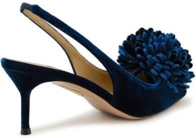 Aquazzura Blauwe Velvet Couturier Pumps Blue Dames