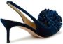 Aquazzura Blauwe Velvet Couturier Pumps Blue Dames - Thumbnail 2