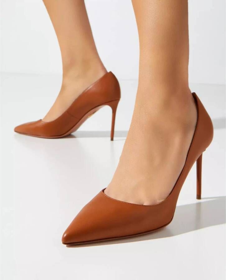 Aquazzura Bruine Purist 85 pumps Brown Dames