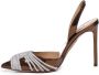 Aquazzura Slingback pumps met spiegelende kristaldetail Brown Dames - Thumbnail 14