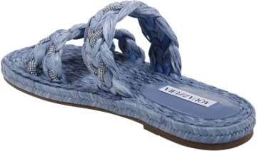 Aquazzura Costiera Espadrille Platte Schoenen Blue Dames