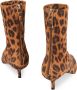 Aquazzura Dierenprint Leren Enkellaarzen Multicolor Dames - Thumbnail 3