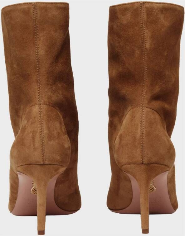 Aquazzura Elegante Bootie voor Vrouwen Brown Dames