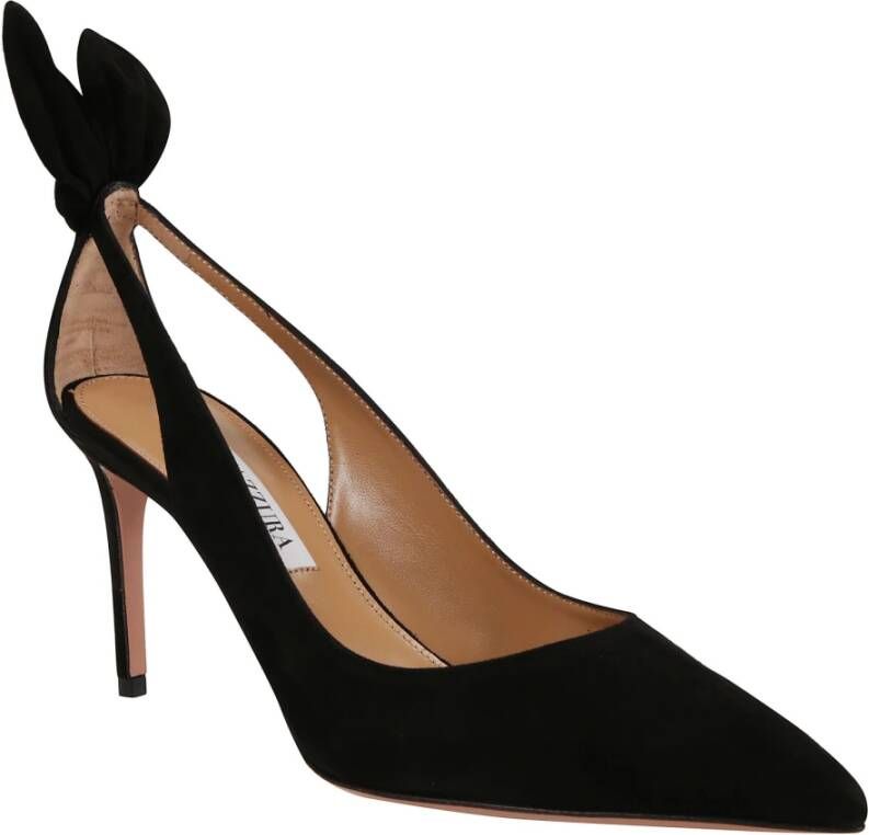 Aquazzura Elegante Bow Tie Pump Schoenen Black Dames