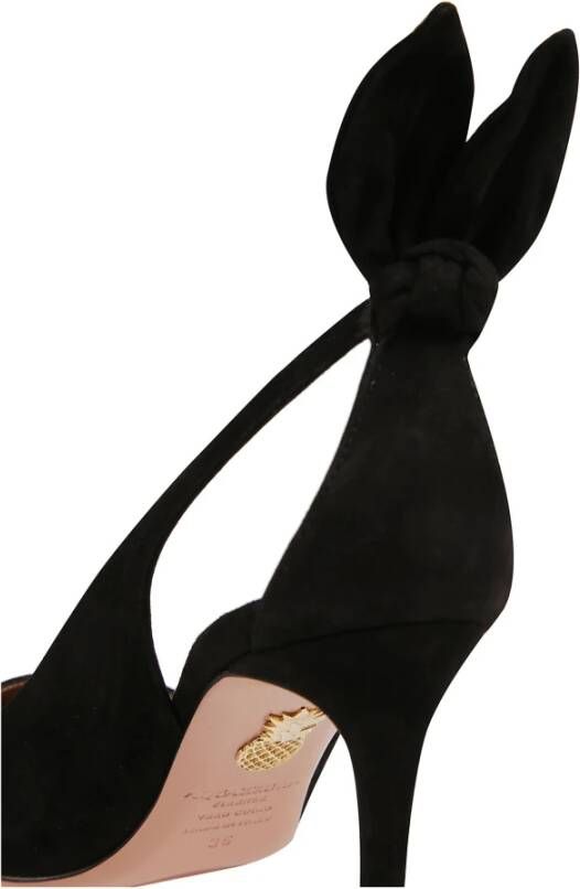 Aquazzura Elegante Bow Tie Pump Schoenen Black Dames