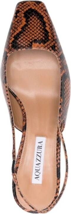 Aquazzura Elegante Hoge Hak Pumps Schoenen Brown Dames