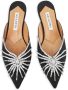 Aquazzura Elegante Muiltjes met Snakeskin Detail Black Dames - Thumbnail 3