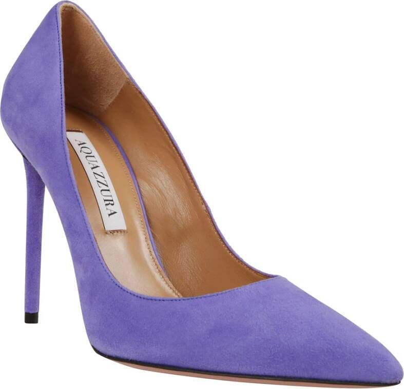 Aquazzura Elegante Pomp voor Pure Stijl Purple Dames