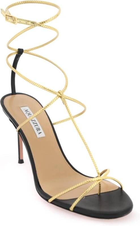 Aquazzura Elegante Roman Romance Sandalen Yellow Dames