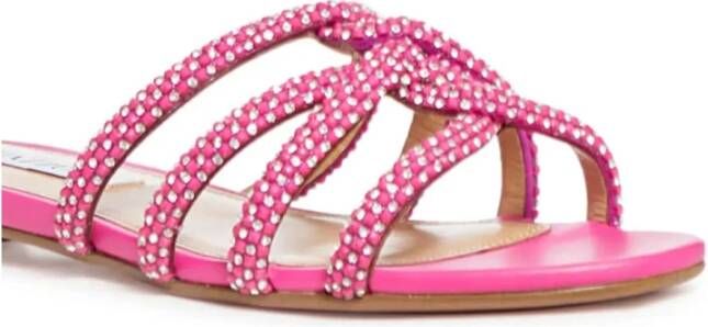 Aquazzura Elegante Zomer Sandalen voor Vrouwen Pink Dames