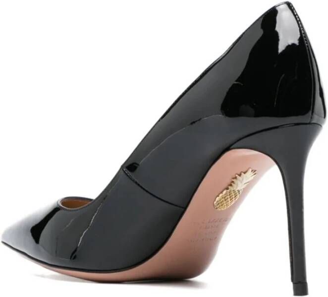 Aquazzura Elegante Zwarte Mid-Hak Pumps Black Dames