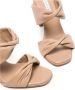 Aquazzura Elegante Bruin Leren Hoge Hak Sandalen Brown Dames - Thumbnail 2