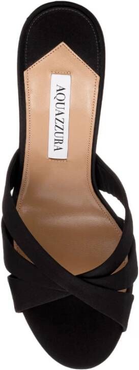 Aquazzura Gehakte muiltjes voor vrouwen veelzijdige stijl Black Dames