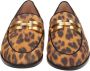 Aquazzura Gespikkelde Suède Loafers met Logogesp Brown Dames - Thumbnail 3