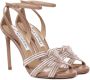 Aquazzura Glitter Enkelband Sandalen Nude Beige Dames - Thumbnail 2