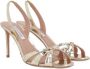 Aquazzura Gouden spiegeleffect stiletto sandalen Yellow Dames - Thumbnail 2