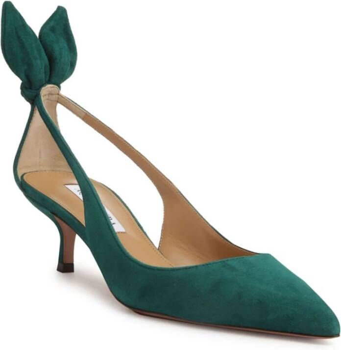 Aquazzura Groene hak sandalen Green Dames