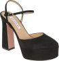 Aquazzura Zwarte Groove Plateau Hoge Hak Sandalen Black Dames - Thumbnail 2