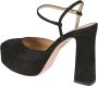 Aquazzura Zwarte Groove Plateau Hoge Hak Sandalen Black Dames - Thumbnail 3