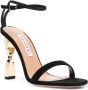 Aquazzura Zwarte Twist Hoge Hak Sandalen Black Dames - Thumbnail 2