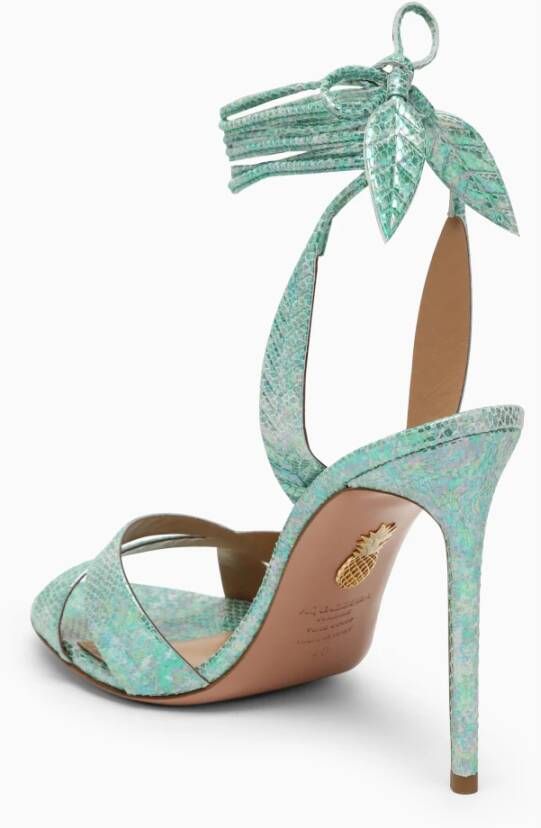 Aquazzura Hoge hak sandaal Green Dames