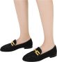 Aquazzura Italiaanse Bouckle' Slip-On Leren Loafers Black Dames - Thumbnail 2