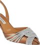 Aquazzura Kristal Detail Sling Pumps Brown Dames - Thumbnail 3