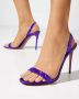 Aquazzura Paarse Stiletto Sandalen So Nude Blue Dames - Thumbnail 2