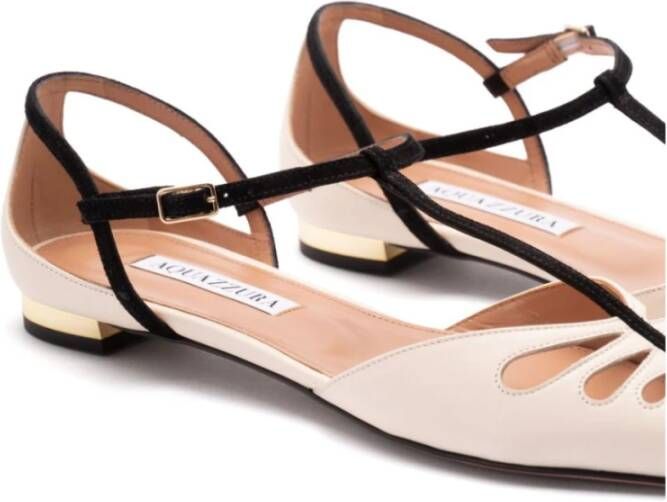 Aquazzura Platte schoenen voor vrouwen Beige Dames