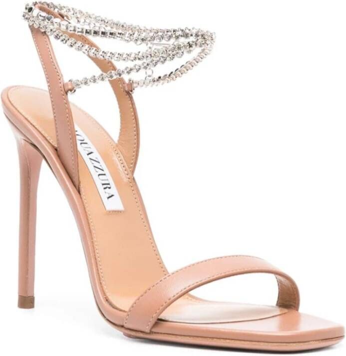 Aquazzura Poederroze Whisper Sandaal Pink Dames