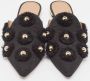 Aquazzura Pre-owned Canvas sandals Black Dames - Thumbnail 3