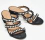 Aquazzura Pre-owned Canvas sandals Black Dames - Thumbnail 4