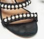 Aquazzura Pre-owned Canvas sandals Black Dames - Thumbnail 7