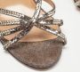 Aquazzura Pre-owned Canvas sandals Gray Dames - Thumbnail 7