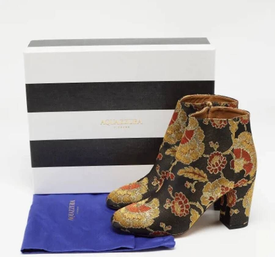 Aquazzura Pre-owned Fabric boots Multicolor Dames