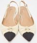 Aquazzura Pre-owned Fabric flats Beige Dames - Thumbnail 2