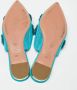 Aquazzura Pre-owned Fabric flats Blue Dames - Thumbnail 5