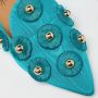 Aquazzura Pre-owned Fabric flats Blue Dames - Thumbnail 7