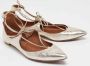 Aquazzura Pre-owned Fabric flats Yellow Dames - Thumbnail 3