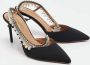 Aquazzura Pre-owned Fabric heels Black Dames - Thumbnail 2