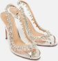 Aquazzura Pre-owned Fabric heels Gray Dames - Thumbnail 4