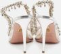 Aquazzura Pre-owned Fabric heels Gray Dames - Thumbnail 5