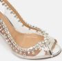 Aquazzura Pre-owned Fabric heels Gray Dames - Thumbnail 8