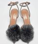 Aquazzura Pre-owned Fabric heels Gray Dames - Thumbnail 2