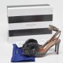 Aquazzura Pre-owned Fabric heels Gray Dames - Thumbnail 8