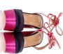 Aquazzura Pre-owned Fabric heels Pink Dames - Thumbnail 10