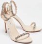 Aquazzura Pre-owned Fabric sandals Beige Dames - Thumbnail 3