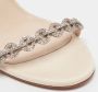 Aquazzura Pre-owned Fabric sandals Beige Dames - Thumbnail 6